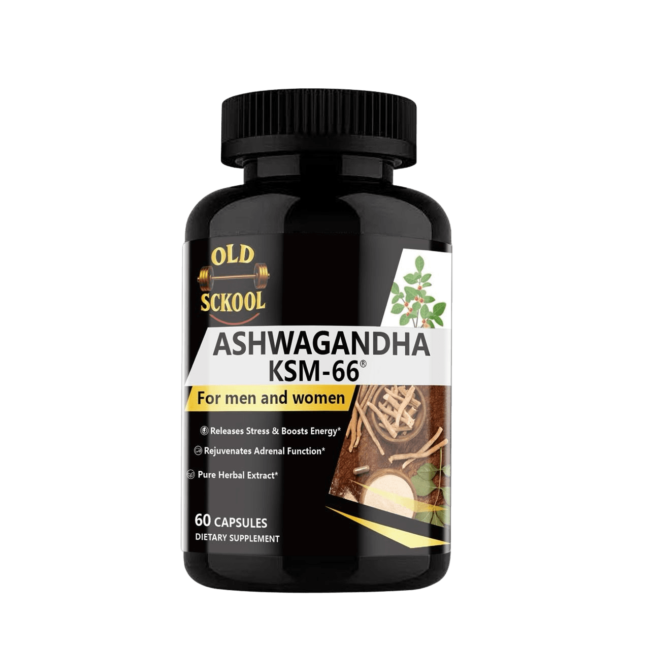 Old Sckool Ashwagandha KSM-66® | 60 Capsules