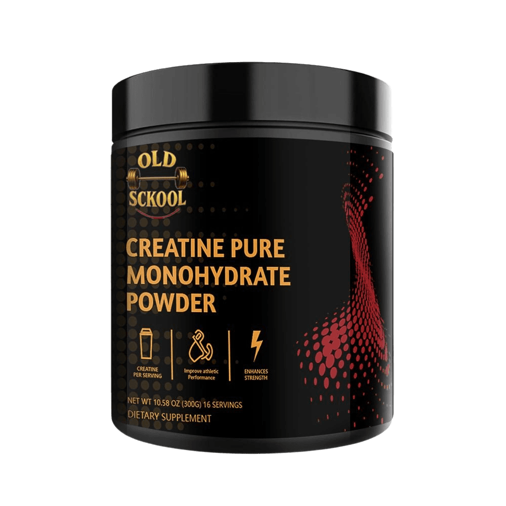 Old Sckool Creatine Pure Monohydrate Powder | 60 Servings