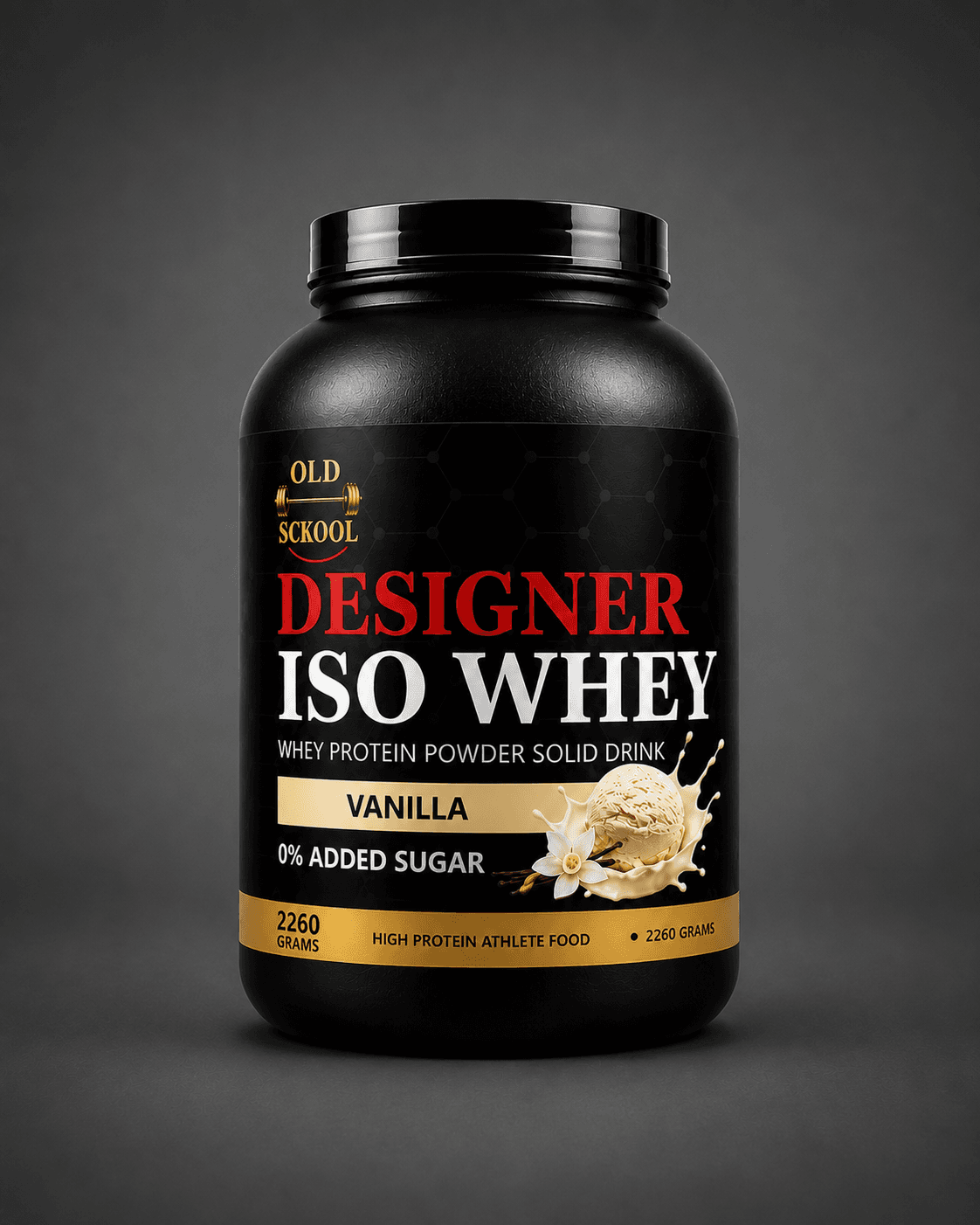 Old Sckool Designer ISO Whey Protein 2260g | Vanilla