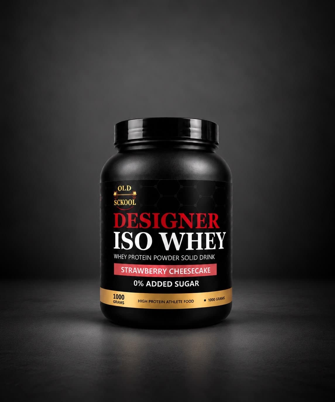 Old Sckool Designer ISO Whey Protein 1000g | Strawberry cheesecake