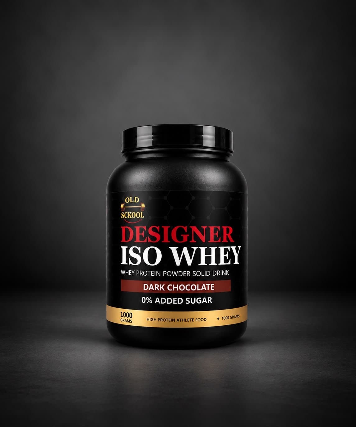 Old Sckool Designer ISO Whey Protein 1000g | Dark Chocolate