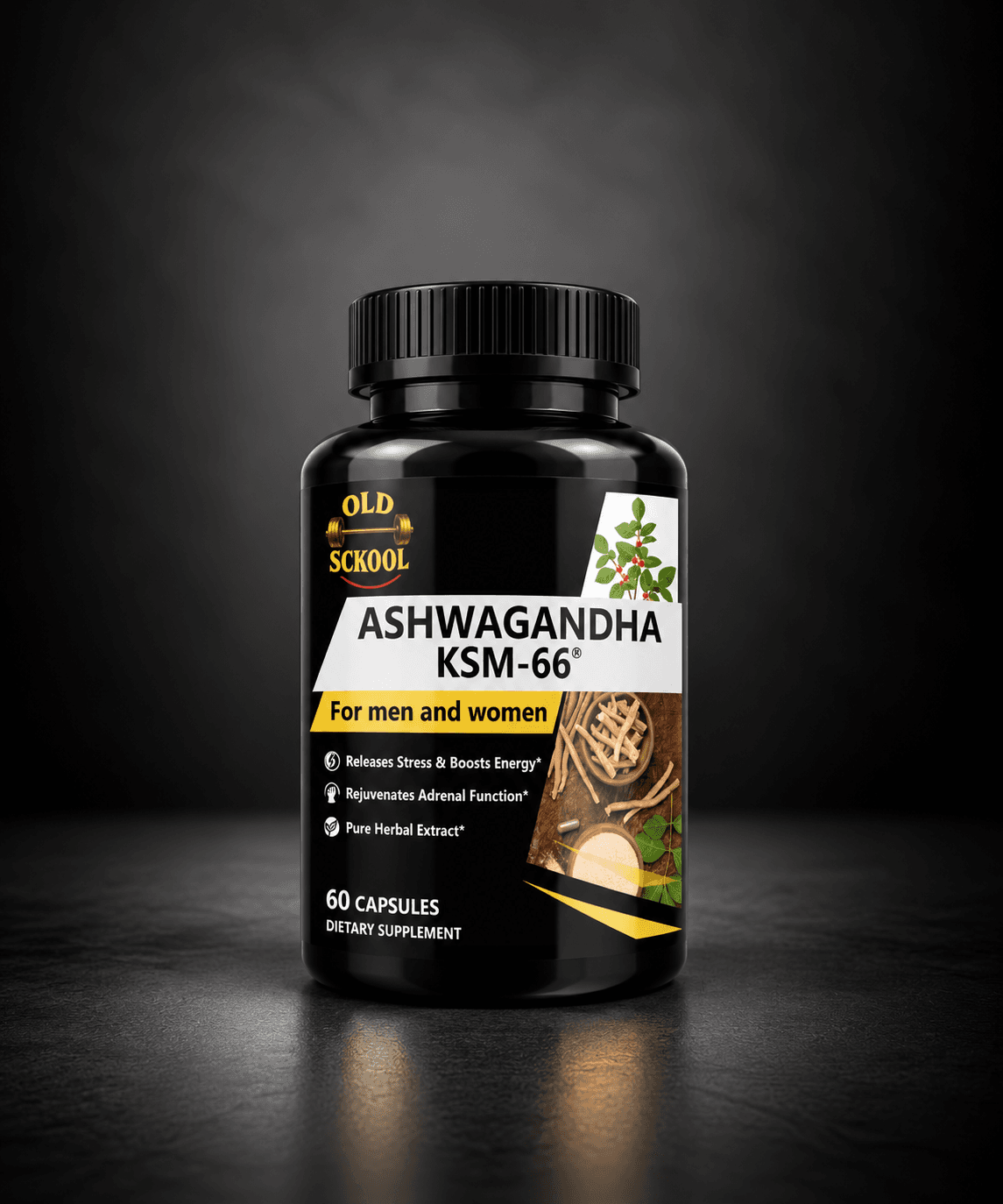 Old Sckool Ashwagandha KSM-66® | 60 Capsules