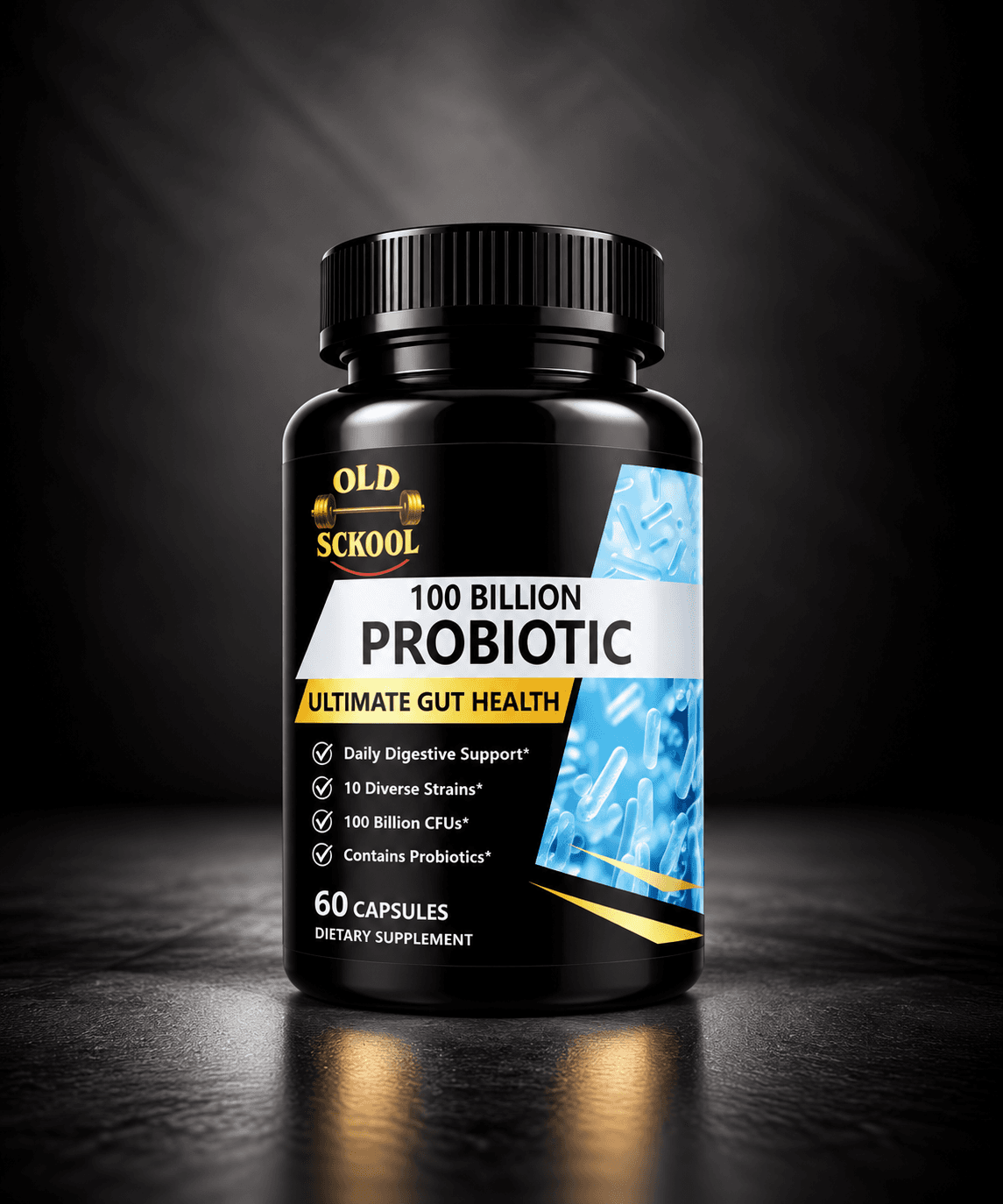 Old Sckool 100 Billion Probiotic | 60 Capsules